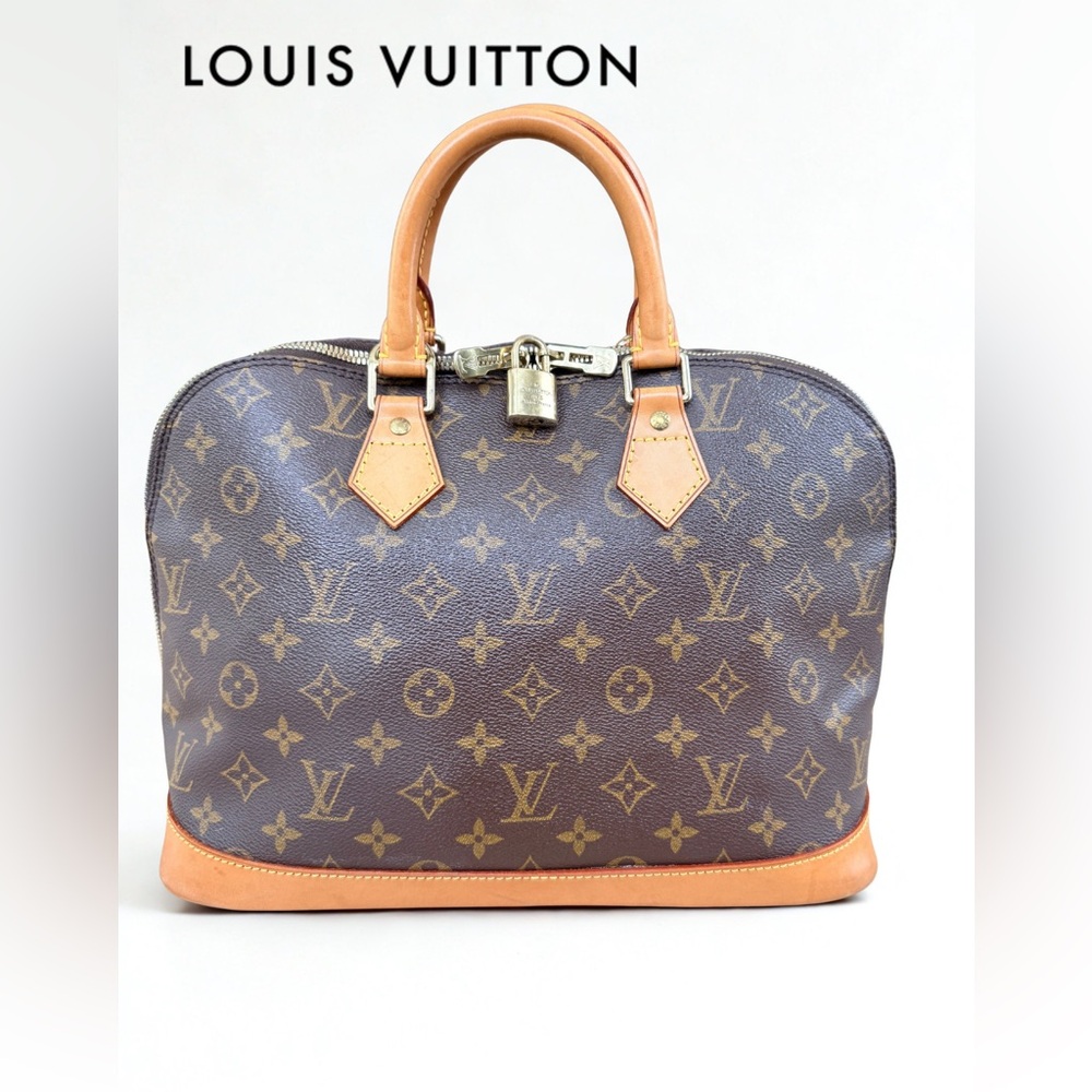 Certified Authentic LOUIS VUITTON Monogram Alma PM w/ Lock, Key, Dust Bag & COA - Picture 11 of 16